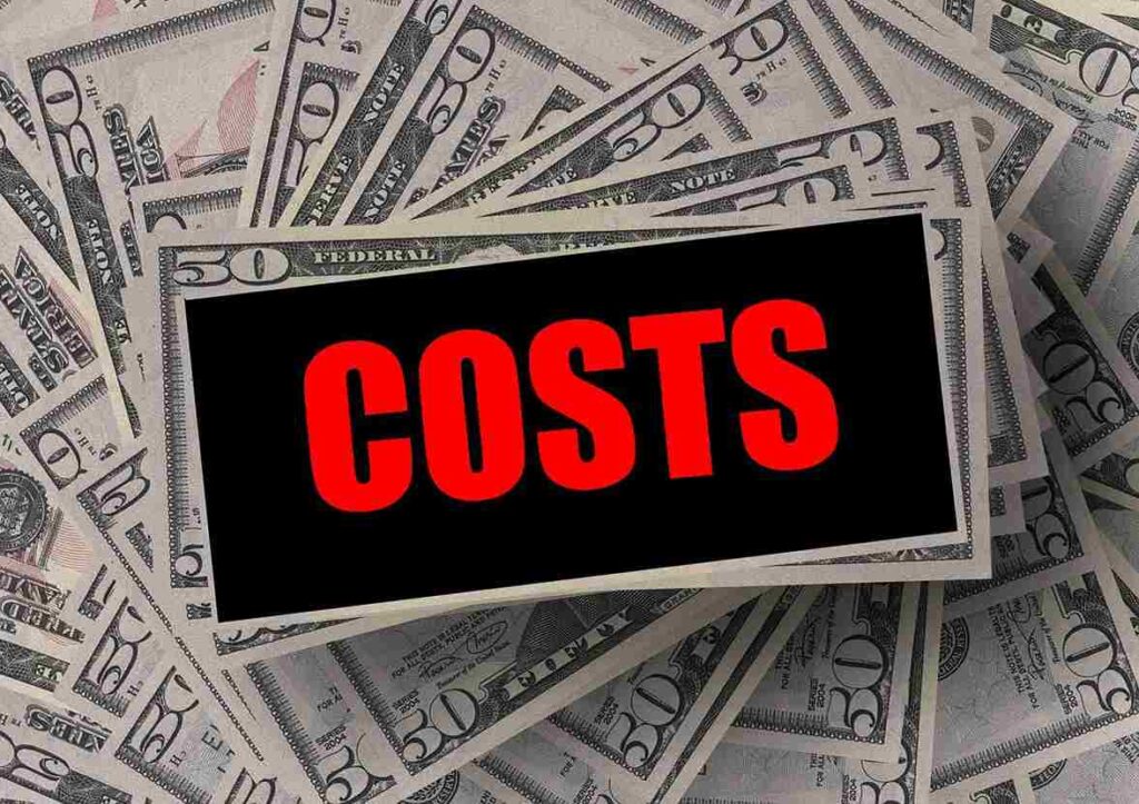 relevant cost examples.